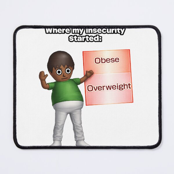 Item preview, Where My Insecurity Started – Wii Fit Nostalgia Meme designed and sold by JovanTheEditor.