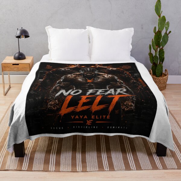Item preview, NO FEAR LEFT – YAYA ELITE Dark Gym Motivation Design designed and sold by YAYA ELITE STREETWEAR.