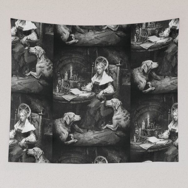 Item preview, Hekate and her hounds designed and sold by MendaciousMina.