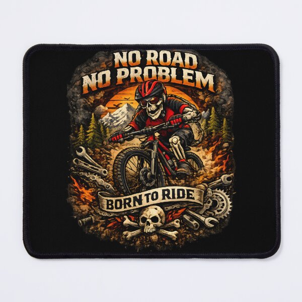 Item preview, Born To Ride Mountain Bike Skeleton Cycling | MTB Rider | Live To Ride Bicycle Lover designed and sold by darkan1.