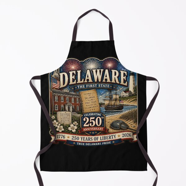 Item preview, Delaware First State 250th Anniversary 1776-2026 designed and sold by No Limits T-Shirts.