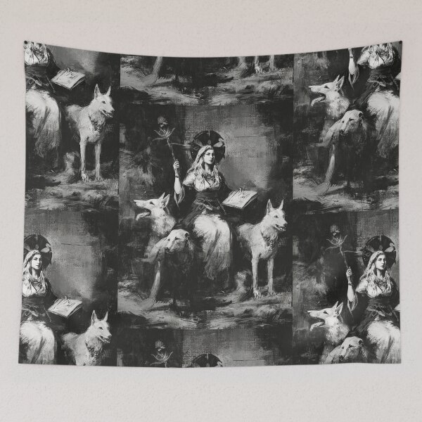 Item preview, Hekate and her hounds designed and sold by MendaciousMina.