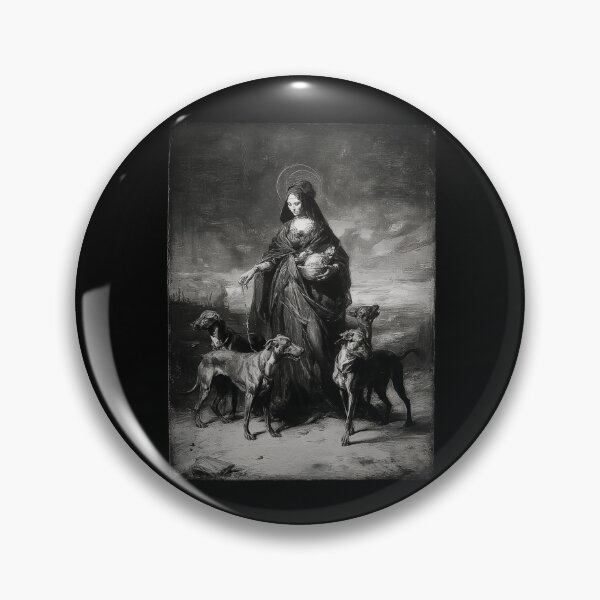 Item preview, Hekate and her hounds designed and sold by MendaciousMina.