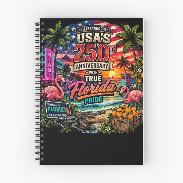 Item preview, USA 250th Anniversary Florida Pride Vintage Beach designed and sold by No Limits T-Shirts.