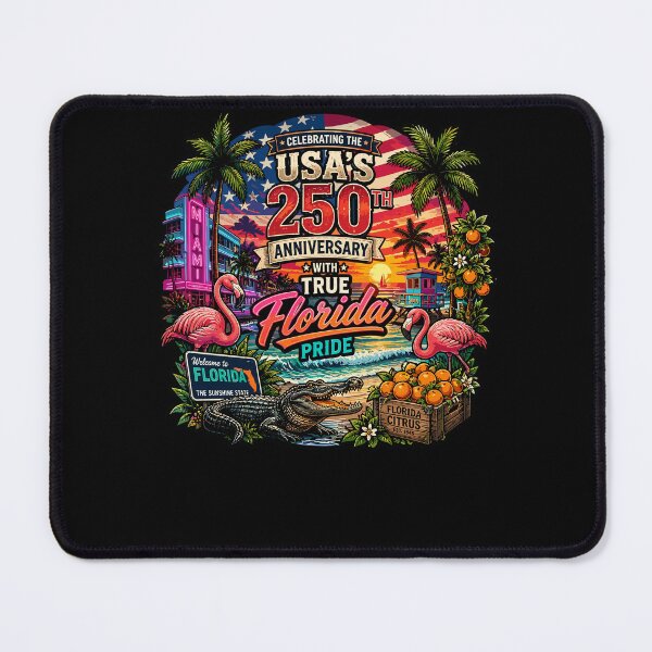 Item preview, USA 250th Anniversary Florida Pride Vintage Beach designed and sold by No Limits T-Shirts.