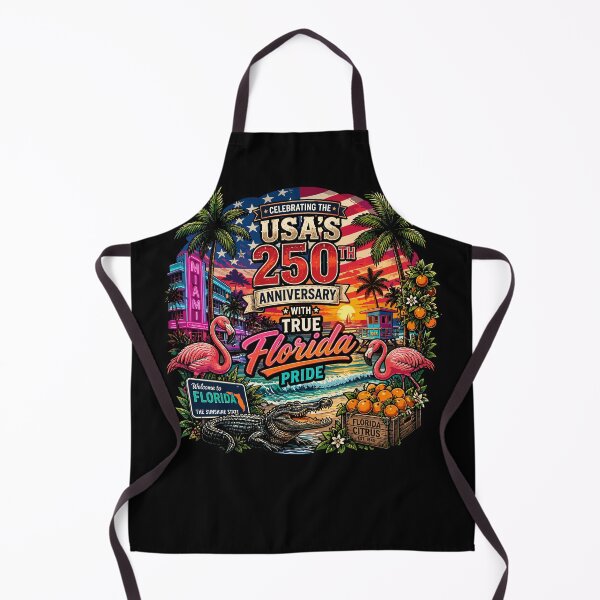 Item preview, USA 250th Anniversary Florida Pride Vintage Beach designed and sold by No Limits T-Shirts.