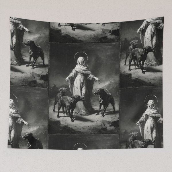 Item preview, Hekate and her hounds designed and sold by MendaciousMina.