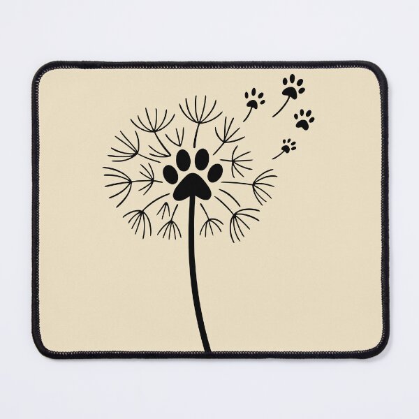 Item preview, Paw Print Dandelion Pet Memorial Design designed and sold by Corvoria.