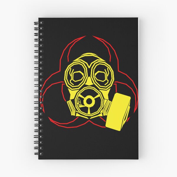Item preview, Biohazard Skeleton Gas Mask | Hazard Warning Vector Art designed and sold by Neon_Ronin.