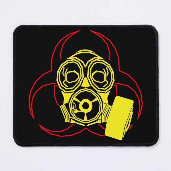 Item preview, Biohazard Skeleton Gas Mask | Hazard Warning Vector Art designed and sold by Neon_Ronin.