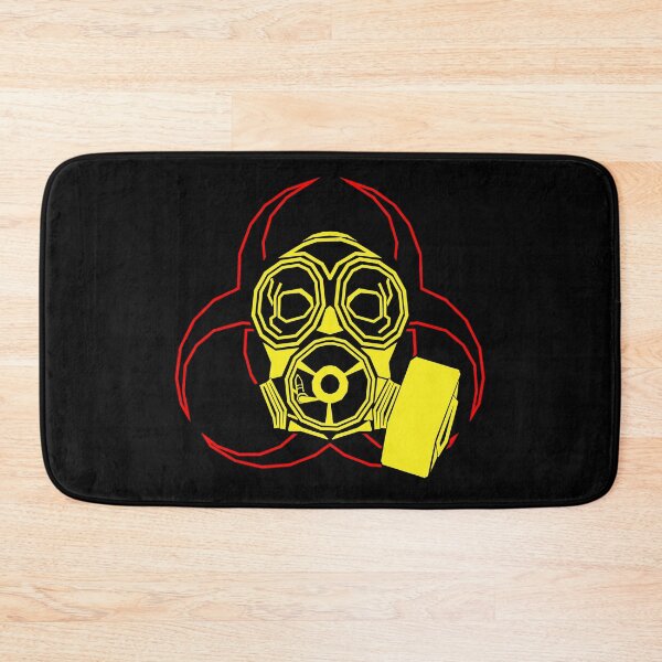Item preview, Biohazard Skeleton Gas Mask | Hazard Warning Vector Art designed and sold by Neon_Ronin.