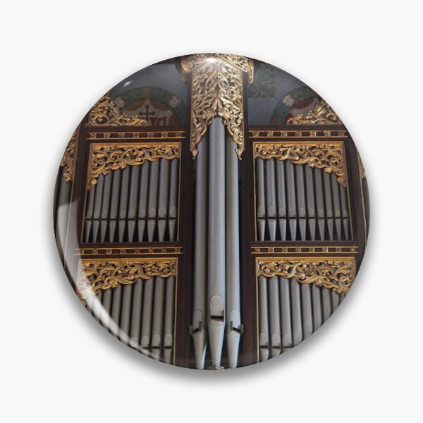 Item preview, Ornate Church Pipe Organ with Gold Carved Woodwork designed and sold by pinkal.
