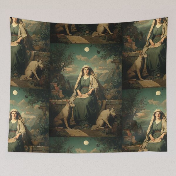 Item preview, Hekate and her hounds designed and sold by MendaciousMina.