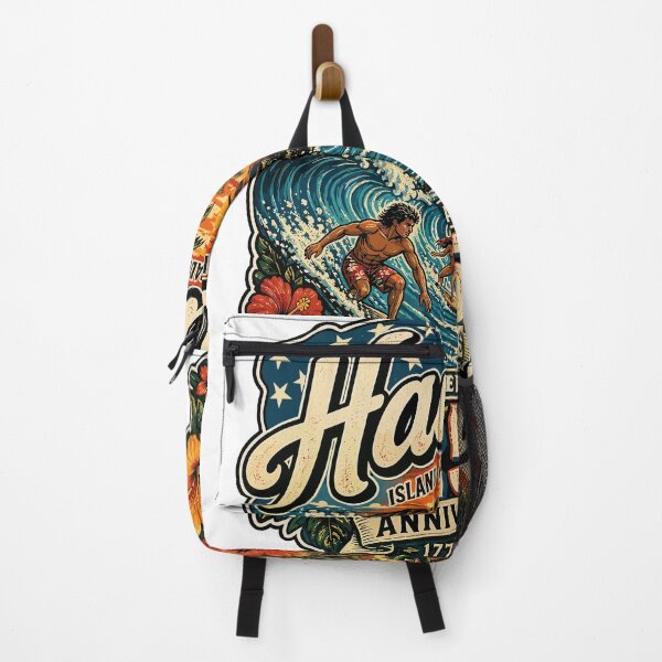 Item preview, Hawaii 250th Anniversary Surfing Patriotic Island designed and sold by No Limits T-Shirts.