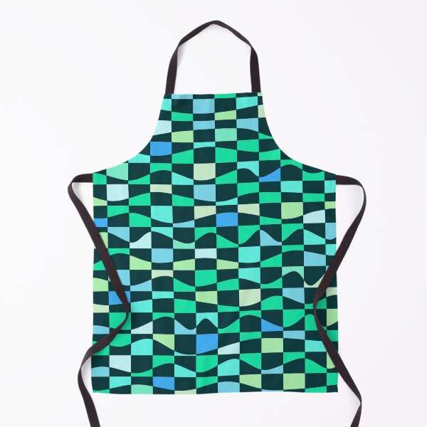 Item preview, Iconic Meditation Grid in Green and Aqua designed and sold by Deutschic.