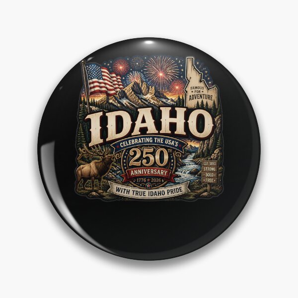 Item preview, Idaho 250th Anniversary USA Adventure Pride designed and sold by No Limits T-Shirts.