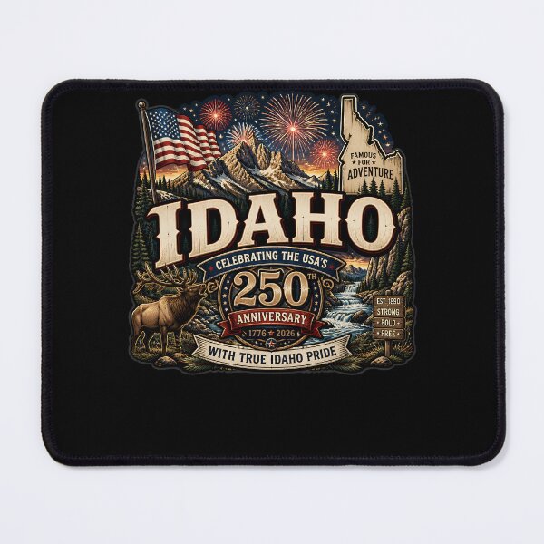Item preview, Idaho 250th Anniversary USA Adventure Pride designed and sold by No Limits T-Shirts.