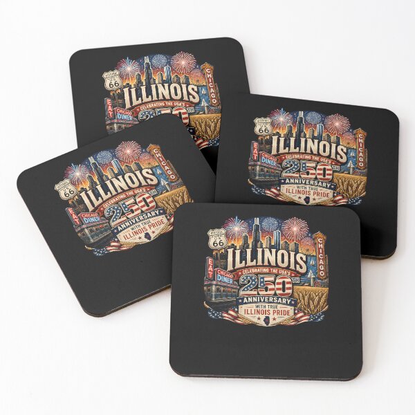 Item preview, Illinois 250th Anniversary Celebration State Pride designed and sold by No Limits T-Shirts.
