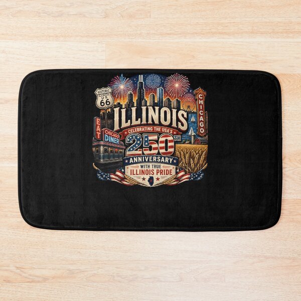 Item preview, Illinois 250th Anniversary Celebration State Pride designed and sold by No Limits T-Shirts.