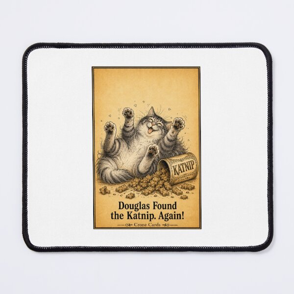 Item preview, Crone Cards - Douglas Found the Katnip. Again. designed and sold by Kay Mhor Studio.