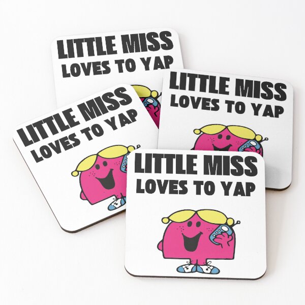 Item preview, Little Miss Loves To Yap Gift Idea designed and sold by Couplestees.