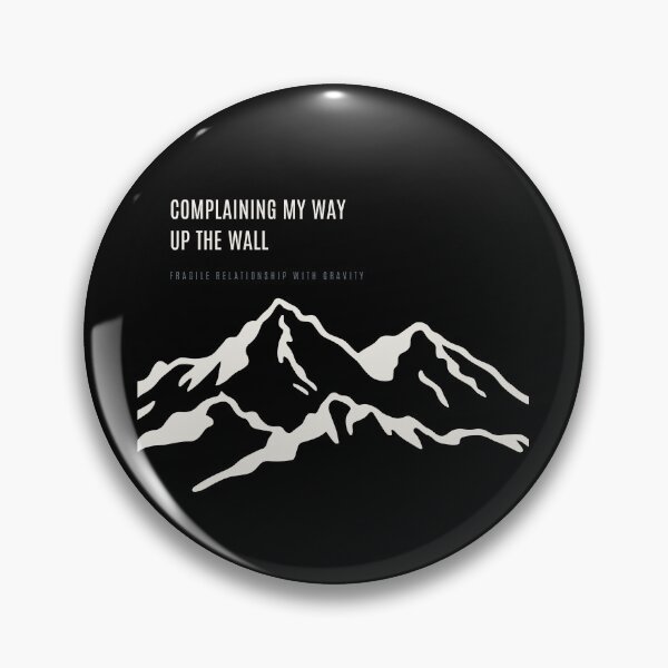 Item preview, Complaining My Way Up The Wall Ironic Climbing Burnout Minimal Mountain designed and sold by SlothcoreVibes.