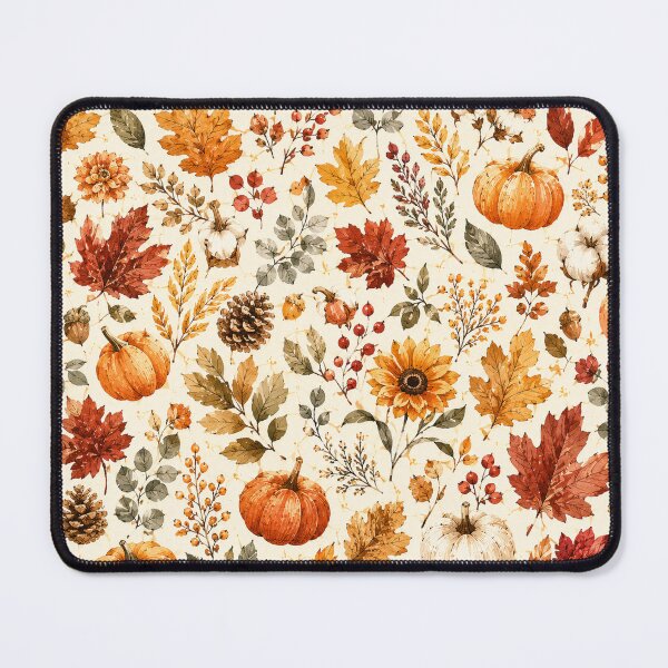 Item preview, Vintage Autumn Pattern Scrapbook Gift for Mom or Her | Rustic Pumpkin Print Stationery Gift for teacher or students | Botanical Thanksgiving Pattern Gift for Coworkers or Friends designed and sold by VivaFy.
