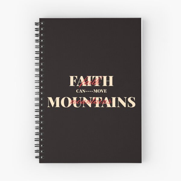 Item preview, Faith Can Move Mountains designed and sold by Arcade&Pixel.