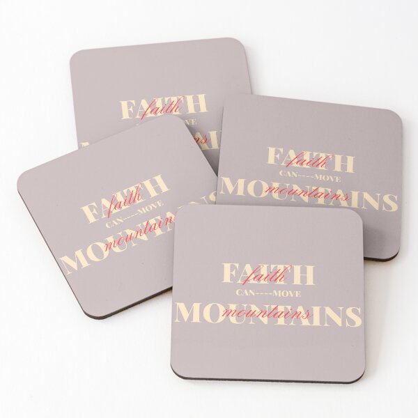 Item preview, Faith Can Move Mountains designed and sold by Arcade&Pixel.