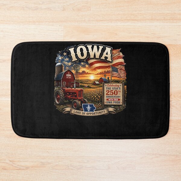 Item preview, Iowa 250th Anniversary Farm Pride Tractor Design designed and sold by No Limits T-Shirts.