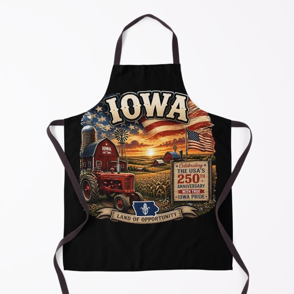Item preview, Iowa 250th Anniversary Farm Pride Tractor Design designed and sold by No Limits T-Shirts.