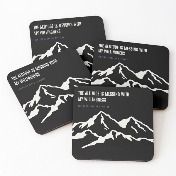 Item preview, The Altitude Is Messing With My Willingness Ironic Technical Alpine designed and sold by SlothcoreVibes.