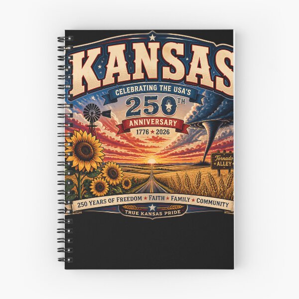 Item preview, Kansas 250th USA Anniversary State Pride designed and sold by No Limits T-Shirts.