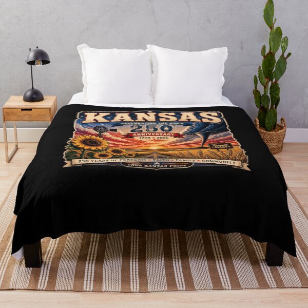 Item preview, Kansas 250th USA Anniversary State Pride designed and sold by No Limits T-Shirts.
