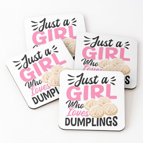 Item preview, Just a Girl Who Loves Dumplings Kawaii Dumpling Design designed and sold by EmeraldeaArt.