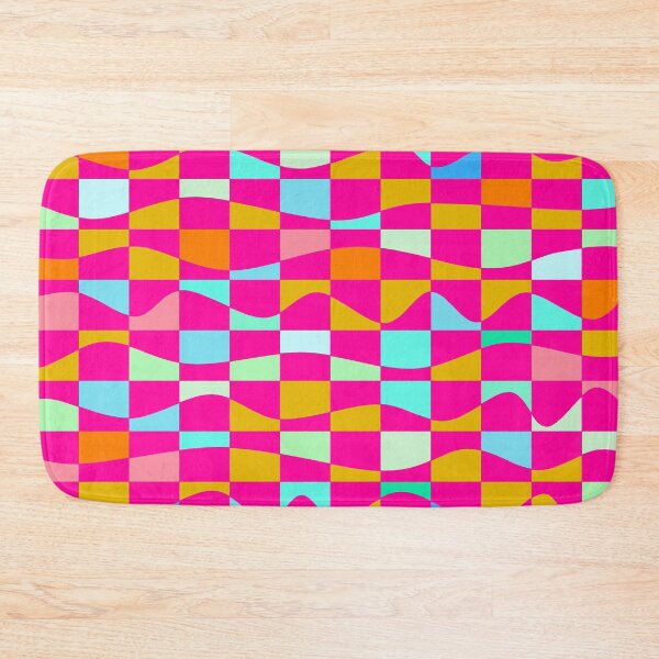 Item preview, Iconic Meditation Grid in Pink, Orange and Blue designed and sold by Deutschic.
