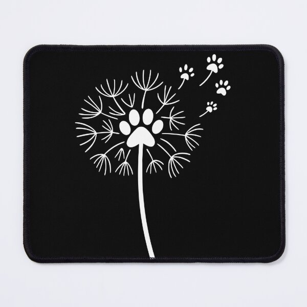 Item preview, White Paw Print Dandelion Memorial designed and sold by Corvoria.