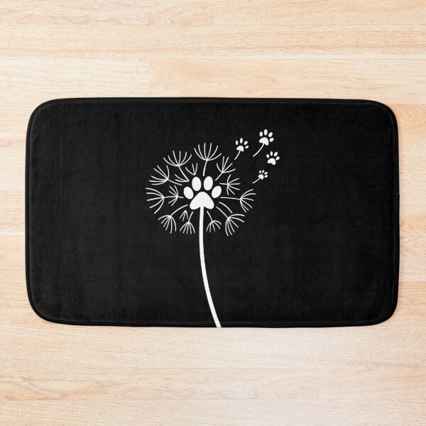 Item preview, White Paw Print Dandelion Memorial designed and sold by Corvoria.