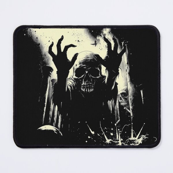 Item preview, Gothic Horror Silhouette Skull Art - Phantom Echoes designed and sold by ERODED SELF.