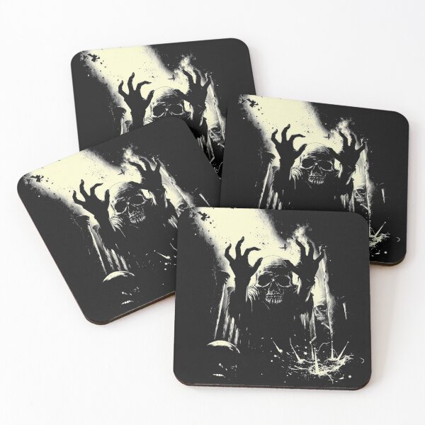Item preview, Gothic Horror Silhouette Skull Art - Phantom Echoes designed and sold by ERODED SELF.