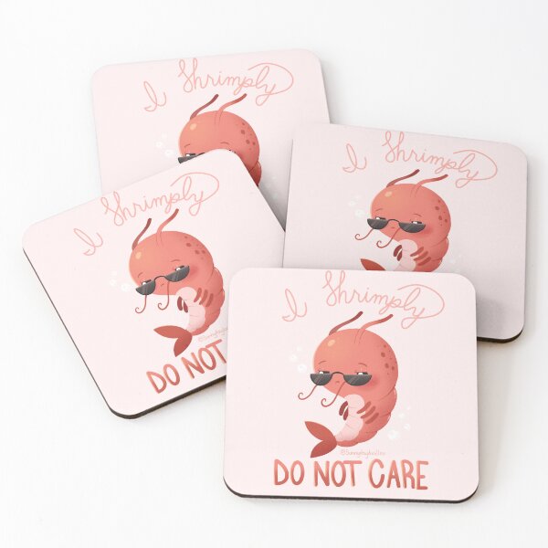 Item preview, Shrimply Don’t Care designed and sold by Sunnydaydoodlez.
