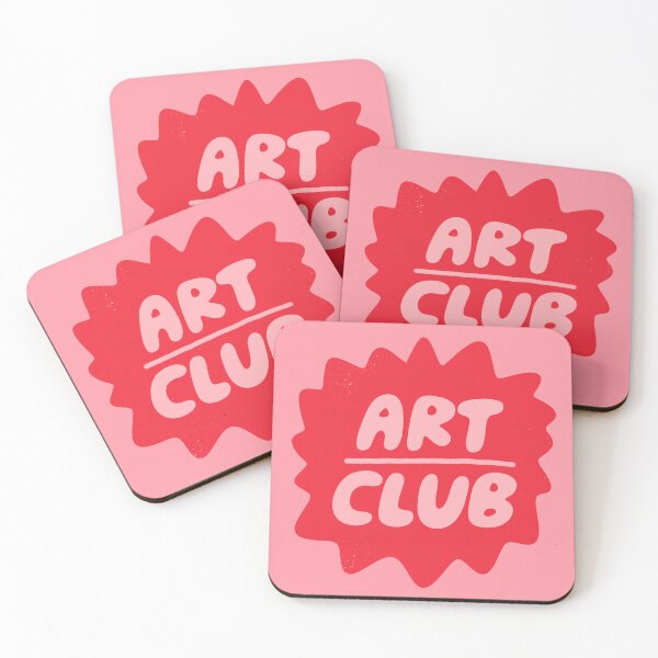 Item preview, Art Club Badge (Red) designed and sold by yellowflowerhut.