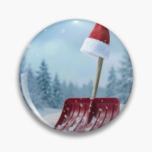 Item preview, Santa Hat On a Red Shovel designed and sold by Maria Dryfhout.