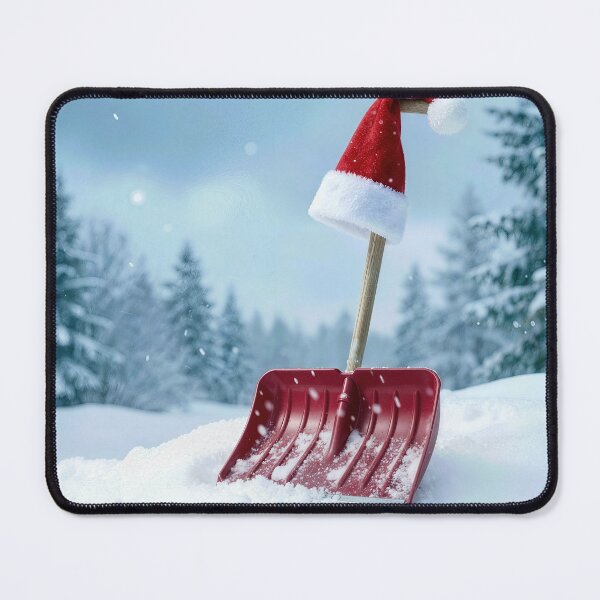 Item preview, Santa Hat On a Red Shovel designed and sold by Maria Dryfhout.