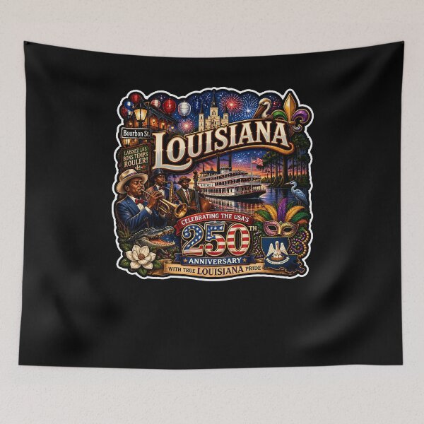 Item preview, Louisiana 250th Anniversary NOLA Culture Celebration designed and sold by No Limits T-Shirts.