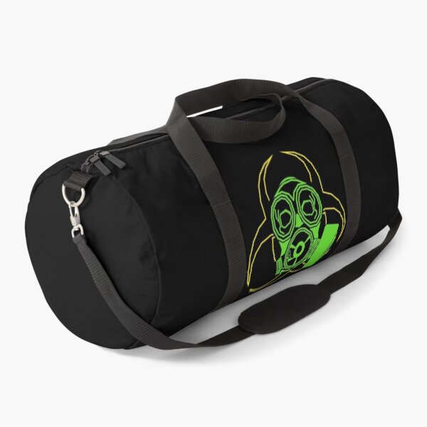 Item preview, Biohazard Skull Gas Mask – Toxic Green & Hazard Yellow designed and sold by Neon_Ronin.