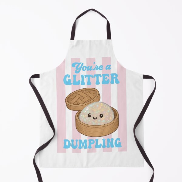 Item preview, You're a Glitter Dumpling – Cute Kawaii Squishy Dumpling Design designed and sold by EmeraldeaArt.