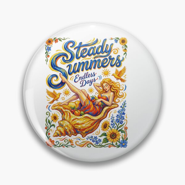 Item preview, Steady Summers Endless Days Sunflower Vintage designed and sold by TeeARTHY.