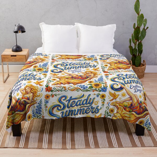 Item preview, Steady Summers Endless Days Sunflower Vintage designed and sold by TeeARTHY.