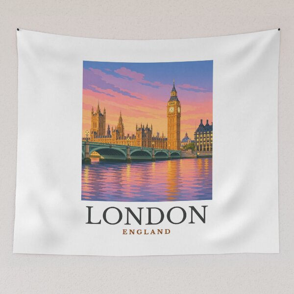 Item preview, London - England designed and sold by GoodOldVintage.